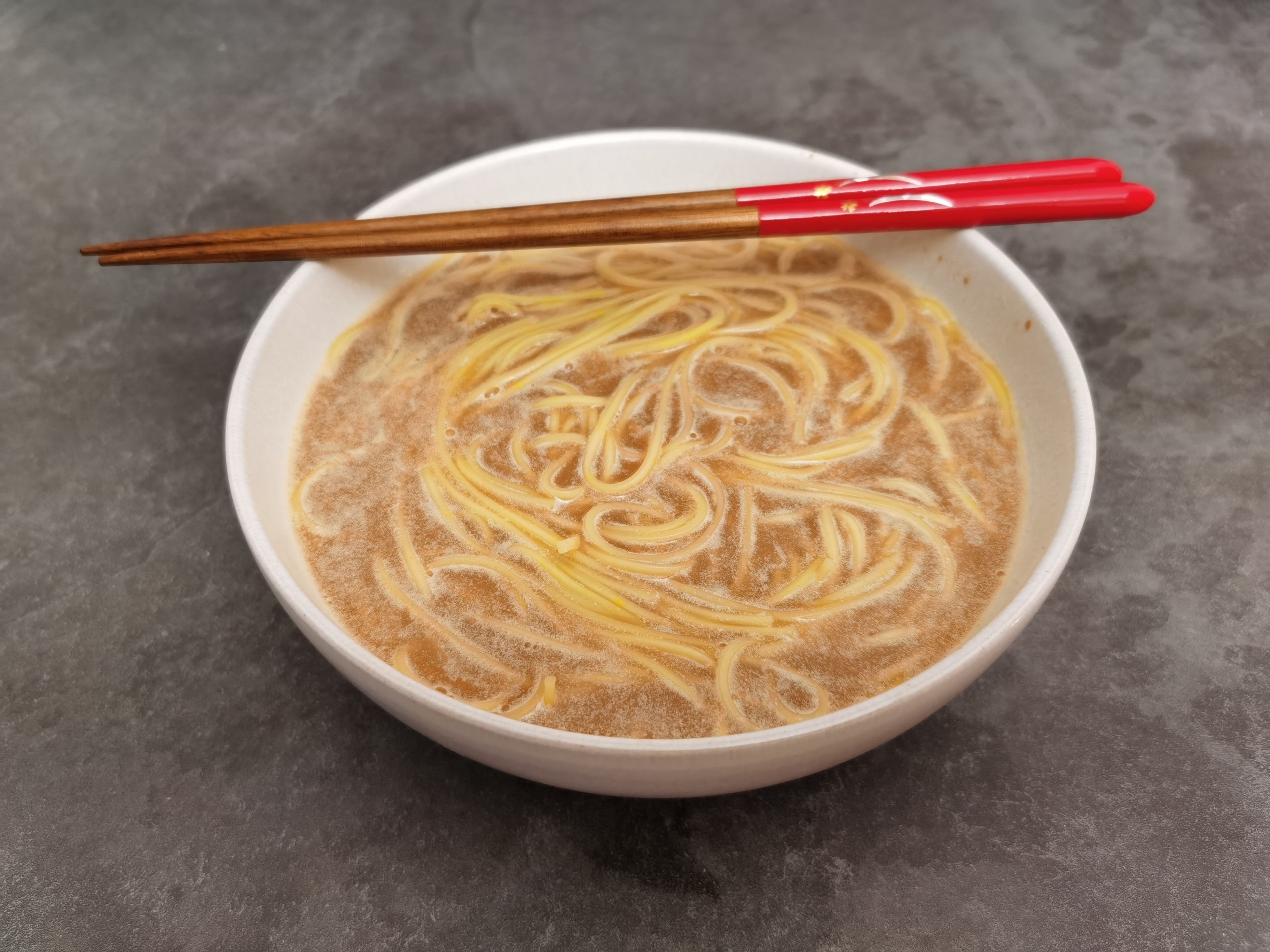 Cooked Restaurant Style Ramen “ShoyuTonkotsu” taste by Menraku
