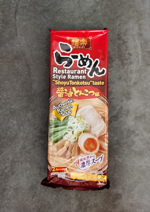 Restaurant Style Instant Ramen “ShoyuTonkotsu” taste by Menraku