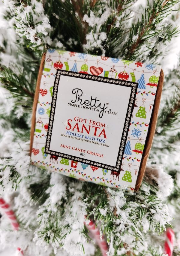 Gift From Santa Holiday Bath Fizz by Pretty Organic Cosmetics