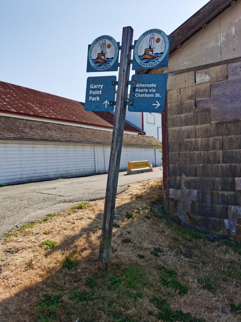 Steveston Greenways Sign