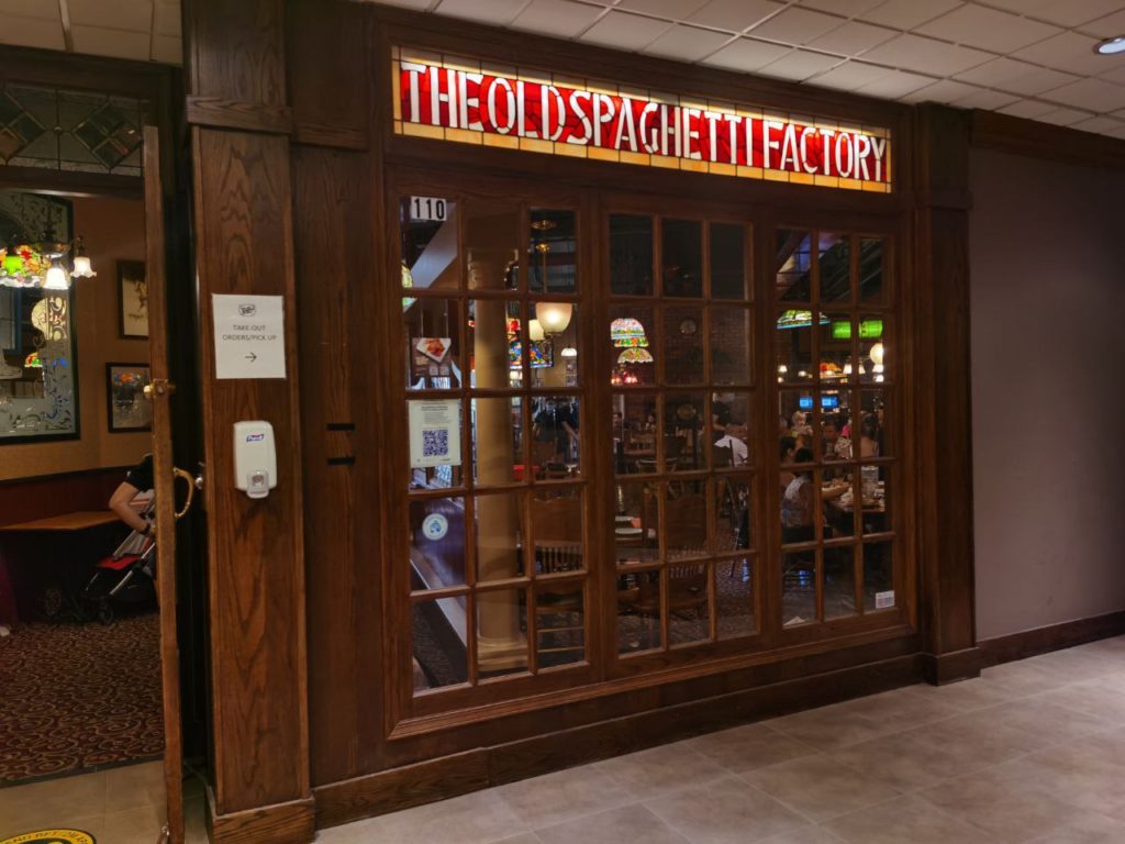 storefront at old spaghetti factory