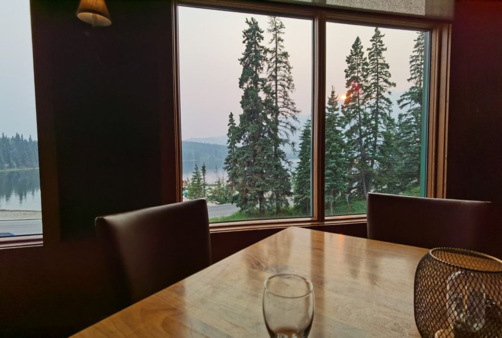 View from the pines restaurant