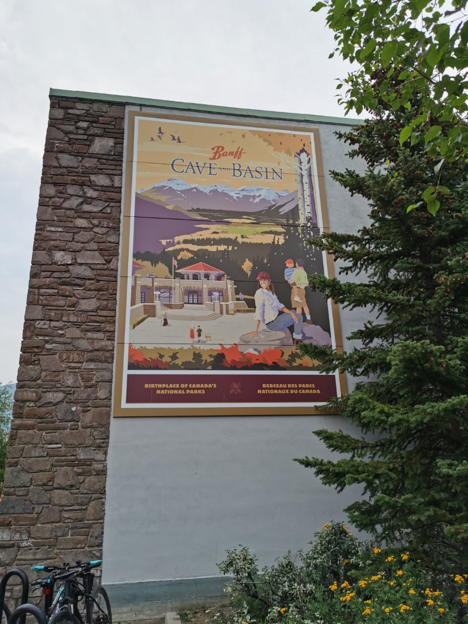 Cave and Basin sign in Banff