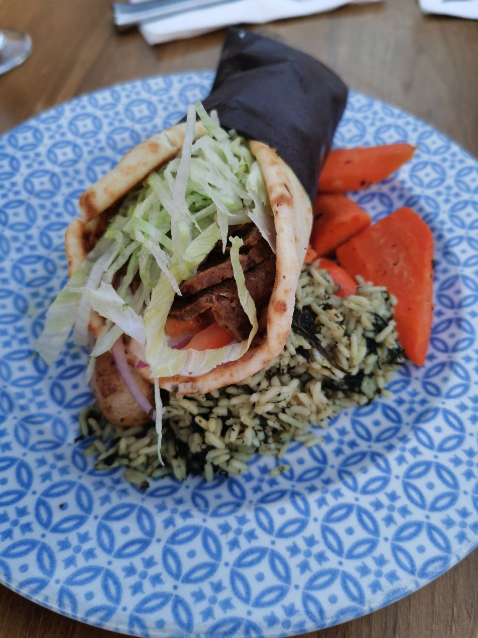 Balkan Restaurant meat sandwich