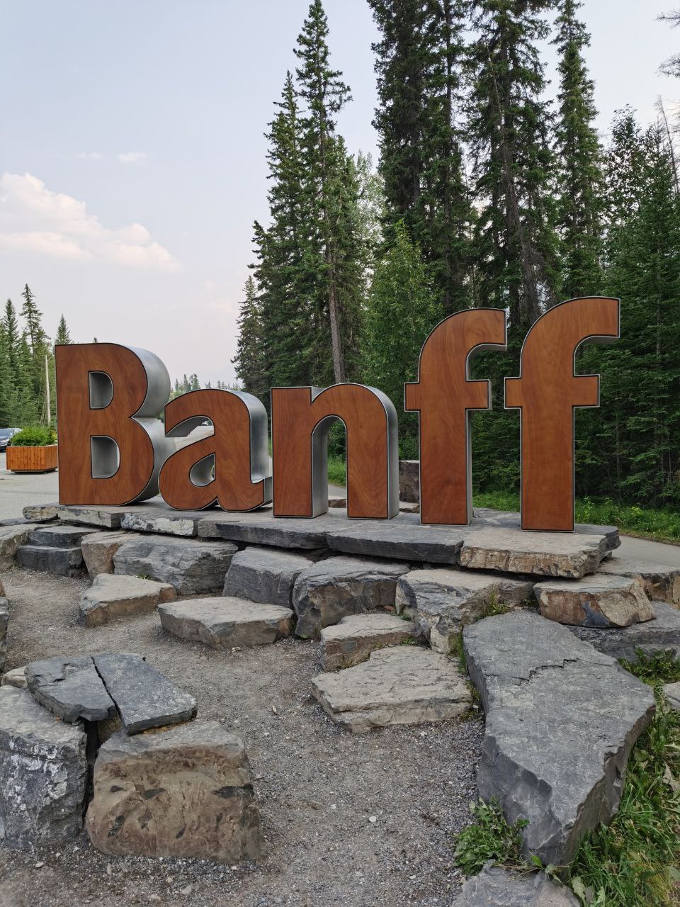 Banff sign vertical