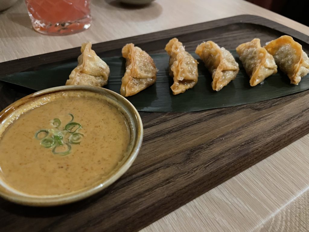 Gyoza platter at Bloom Sushi